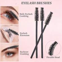 Eyelash Tools - Eyelash Mascara Guard And Stainless Steel Eyelash Comb, Eyelash Brush, Create Natural Lashes, Prevent Mascara Clogging, Makeup Tools - Multicolor - View 7