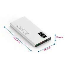 Powerbank cargador de batería externa portátil 10000mAh - Negro - Ver 3