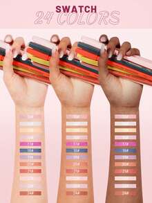 Pudaier 24色钻石高光哑光笔 - 持久防水防晕染眼影，打造闪亮眼角妆效 - 非常适合音乐节、派对和日常妆容 - #02 - 查看 6