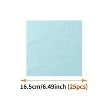 Bộ 1 đĩa, khăn ăn và cốc dùng một lần màu xanh da trời nhạt, phục vụ 10 người, đồ dùng tiệc bằng giấy dùng một lần phù hợp cho sinh nhật, đám cưới, tiệc tùng, dã ngoại gia đình. - Nhiều màu - Xem 10