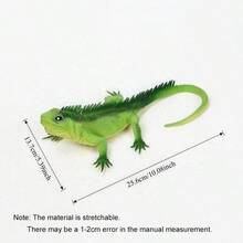 1pc Lizard Shaped Cat Toy, Extendable Realistic Lizard Pet Toy. Durable TPR Plastic Material, Suitable For Cats Over 6 Months Old For Indoor Interactive Play And Exercise. Suitable As A Gift For Valentine's Day, Parties, Etc. - Multicolor - View 11