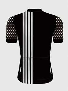 All-Season Outdoor Sports Printed Cycling Jersey, Suitable For Running, Training And Cycling - Multicolor - View 2