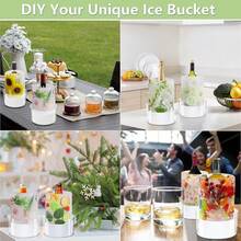 2 Pack Ice Mold Wine Bottle Chiller,DIY Acrylic Ice Bucket For Cocktail Bar Party Wedding Festival Halloween Chirstmas Holiday Champagne Wine Whisky Beer Drink For Any Theme Or Season - 2Pack - View 4
