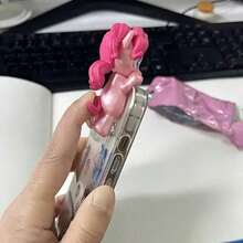 12个小马宝莉可爱躺卧摆件，盲盒随机颜色，惊喜礼物，适合生日、圣诞节、情人节、开学季、装饰、派对礼品 - 彩色 - 查看 5