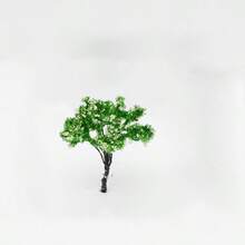 1/10pcs 6.5cm Mixed Model Trees, DIY Craft, Architecture Model, Landscape Scenery, Natural Green, Handmade Scene, Wire Flower Trees, Finished Mini Landscape Model Trees, Modeling Material 65mm - Simulated Miniature Wire Flower Tree - View 15