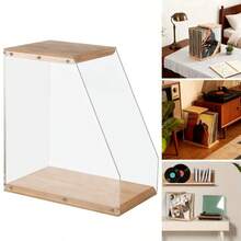 Premium Vinyl Record Storage W/ Clear Acrylic Holder Style Record Holder LP - 原木色 - 查看 10