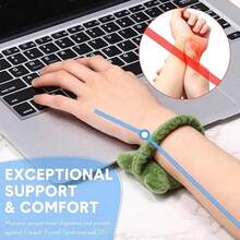 Juego de reposamuñecas ergonómico, soporte para ratón y teclado portátil, ideal para juegos y escritura - Multicolor - Ver 8