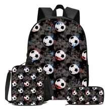 3pcs/Set Kids Backpack, Boys' Football Themed Backpack Set With Lunch Box, Cute Backpack Suitable For Preschool Children - Backpack - View 11