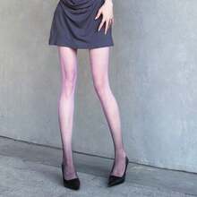 Women Tights - Violet Purple - View 1