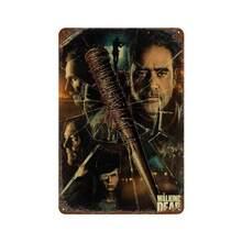 Old Movie Poster The Walking Dead Wall Sign Decor American Film Tin Sign Metal Plaque Bar Club Wall Plate Retro Home Decorat - 12 - 查看 1