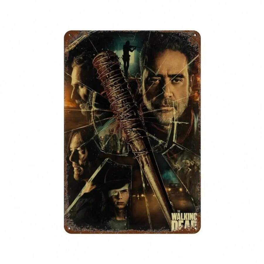 Old Movie Poster The Walking Dead Wall Sign Decor American Film Tin Sign Metal Plaque Bar Club Wall Plate Retro Home Decorat - 12 - 查看 1