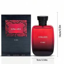 Brand Anniversary Celebration, With Great Event Discounts,Havas Ice And Fire Perfume Set, 3. 38oz/100ml, Blue + Red, Aromatic Eau De Toilette For Both Men And Women, Soft And Spicy Fragrance, A Gift For Friends, A Sharing Set For Family And Friends, A Must-Have For Autumn And Winter, Perfume Set. Men's Perfume, Women's Perfume.Factory Shipment, Quality Assurance - Fire - View 4