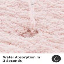 Pink Christmas Bathroom Rugs 36 24 Non Slip Amp Super Absorbent Extra Thick Soft, Washable Bath Mat For Floor, Non Shedding Microfiber Shaggy Bath Rug With Rubber For Bathtub Sink - Pink2x324x36Bathroom - View 4