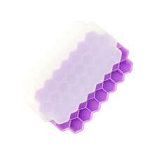 37-Cavity Mini Silicone Honeycomb Mold - Ice Cube Mold - Chocolate Mold - Multicolor - View 5