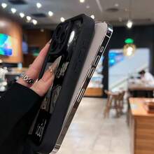 , Islam, Black And White Aesthetic. This Stylish Red Phone Case Is Compatible With Samsung, Apple, VIVO, OPPO, , Transsion, ,  And Honor. Made Of TPU Silicone, It Offers Shock And Drop Protection And A Superior Feel. It's An Ideal Gift For Family, Friends, And Loved Ones, And A Perfect Choice For Valentines Day And Year's Gift. - Black - View 6