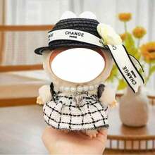 [Clothes Only] New Hot-Selling 17CM Doll Outfit - Interchangeable Sunhat & Dress Set For LABUBU Doll Generations 1/2/3 (Doll Not Included) - Multicolor - View 4