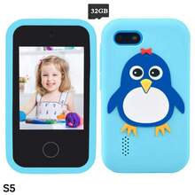 Kids Puzzle Toy Phone, 2.8-Inch Touch Screen, Dual HD Cameras, Detachable Silicone Protective Case, Music Games Video, Birthday Gift For 3-12 Years Old - Multicolor - View 23