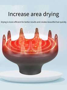 5.1-3.7 Inch Universal Hair Salon Hair Dryer Diffuser, Suitable For Curly And Coarse Hair, Black - Multicolor - View 5