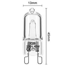 1/5/10 Uds bombillaógena ecológica G9 230V cápsula bombillas de lámpara LED con cuentas insertadas 18W 25W 40W 60W lámpara de cristal bombillaógena 3JNJ - 25 W - Ver 4
