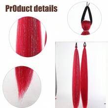 Bộ 2 dây buộc tóc bằng dây vàng, thích hợp cho các bữa tiệc ngày lễ. - Hai tông màu - Xem 6