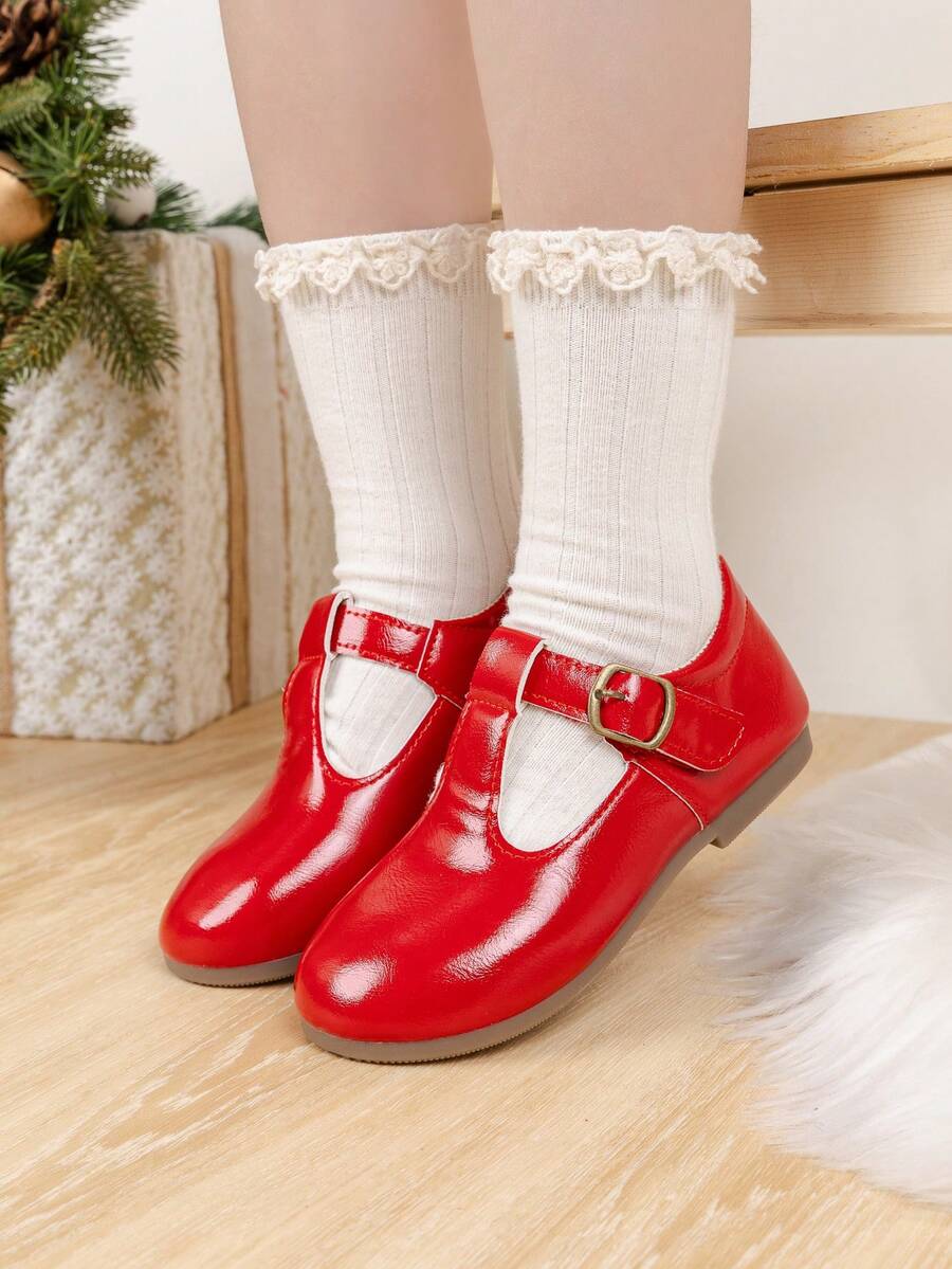 Sapatos Mary Jane minimalistas e elegantes, estilo princesa, para meninas, perfeitos para festas e ocasiões formais.