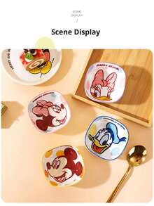 Disney 迪士尼米奇陶瓷小吃盘/火锅调料方碟/时尚蘸料盘/家用蘸料盘 - 彩色 - 查看 6