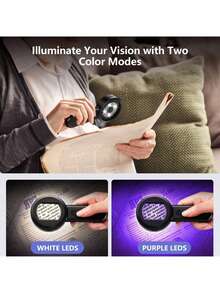 Handheld Digital Microscope, 2-Inch IPS Screen, Camera Lens, Type-C USB2.0 Interface, Dual-Color LED Lighting, USB Charging, Rechargeable Lithium-Polymer Battery, 500mAh Capacity, Portable Electronic Magnifier Suitable For Smartphones - 100X - View 8