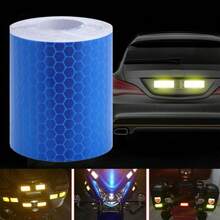 高可见度反光胶带 反光引导标志 反光贴纸 适用于各种场景的反光胶带（5厘米*3米） - 彩色 - 查看 1