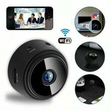 1pc Mini Wireless WiFi Security Camera. Made Of ABS Material, Supports Smart Loop Recording, HD Infrared Night Vision, Strong Magnetic Attachment, And Long Standby Time. - Black - View 10