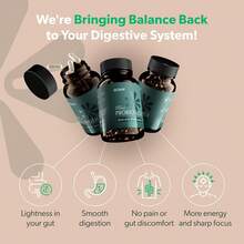 GWYNNE Bioma Probiotics For Weight Management Digestive Health, 3 In1 Postbiotics Y Prebiotics/probiotics , Cápsulas Probióticas Sinbióticas De Liberación Salud Intestinal Multi Enzima 60cápsulas - 60 unidades - Ver 6