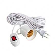 Lámpara de maíz bombillas LED tubos fuente de luz sombra E27 suspensión casquillo de tornillo Universal con lámpara de interruptor 3/5/8/10m longitud del L0YB - Cálido 3000K E14 - Ver 9