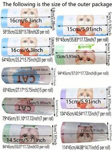 一次性猫砂袋、无尘宽松垃圾袋、抽绳便携式猫砂盆袋、加厚猫砂盆内衬袋 - 白色 - 查看 2