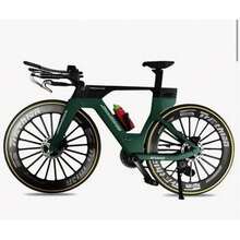 3 Color Options. Racing Track Vibe! 1:8 Scale Alloy Bicycle Model, Realistic Racing Style With Mini Design, Ideal Collectible Display Item For Men - Multicolor - View 3