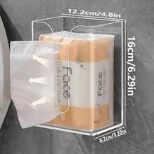 1pc Easy-Install Wall-Mounted Paper Towel Dispenser - Punch-Free, Versatile Holder For Kitchen & Bathroom Tissue - Convenient, Space-Saving Design - Multicolor - View 14