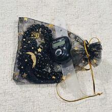 1011 Bolsa de caramelos talla grande reciente, Contador electrónico manual, Contador LED, Anillo contador de dedos con botón, Anillo contador, Contador de recuento, Esencial para Dubái, Oriente Medio, Oración musulmana - Multicolor - Ver 1