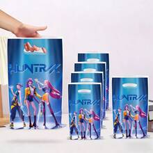 10个装韩流音乐主题派对礼品袋 - 可爱耐用的生日派对活动庆祝礼品袋，K-Pop爱好者的终极礼品袋 - 彩色 - 查看 6