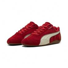 Puma Unisex Ferrari Racing Car Style Low-Top Casual Sports Sneakers 30912502 - Red and White - View 5