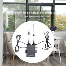 H927 Industrial Grade 4G Router 150Mbps LTE CAT4 SIM Card With External Antenna Support 10 Wifi Users-EU - Black 1pc - View 3