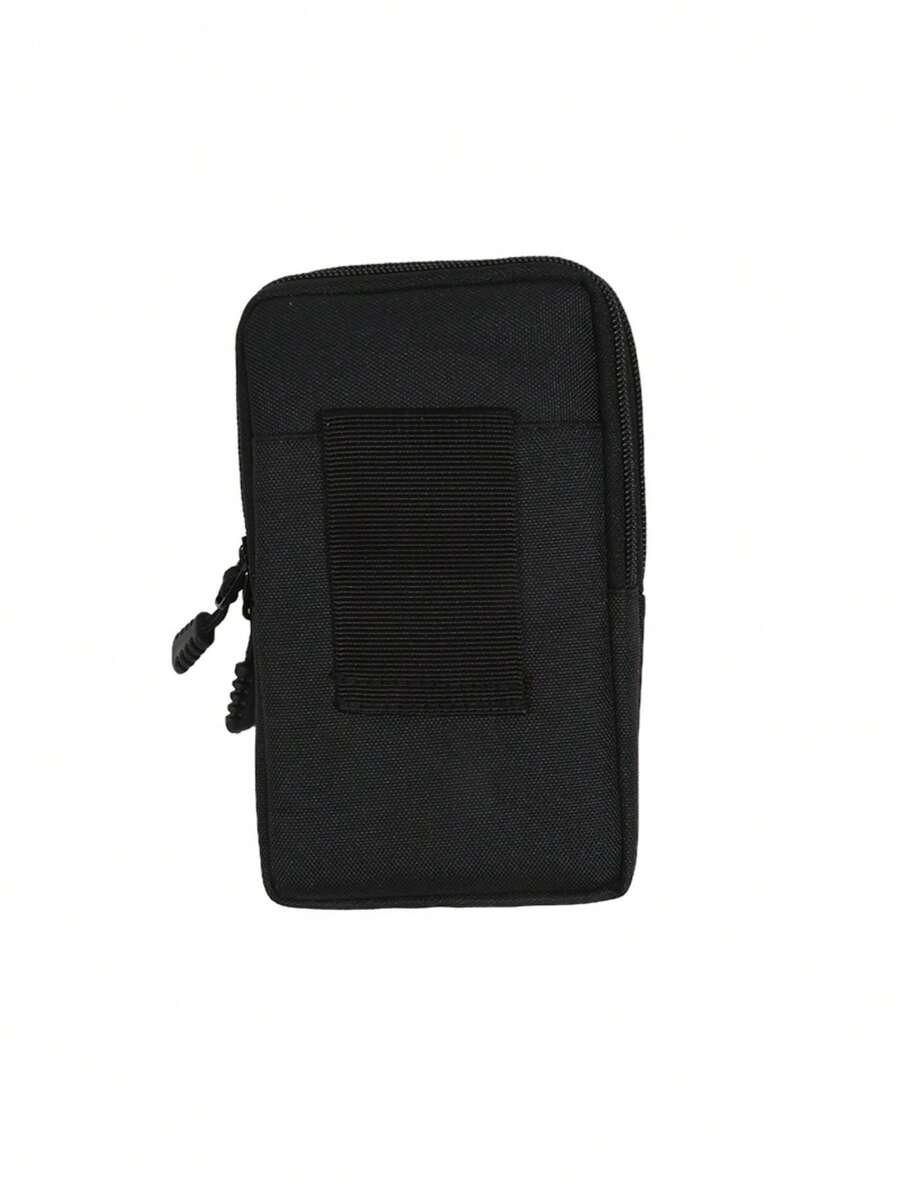 Bolsa de cintura de cuero multifuncional, Bolsa para teléfono en el cinturón, Soporte de anillo para teléfono retro para hombres, Funda para teléfono, Billetera - Multicolor - Ver 1