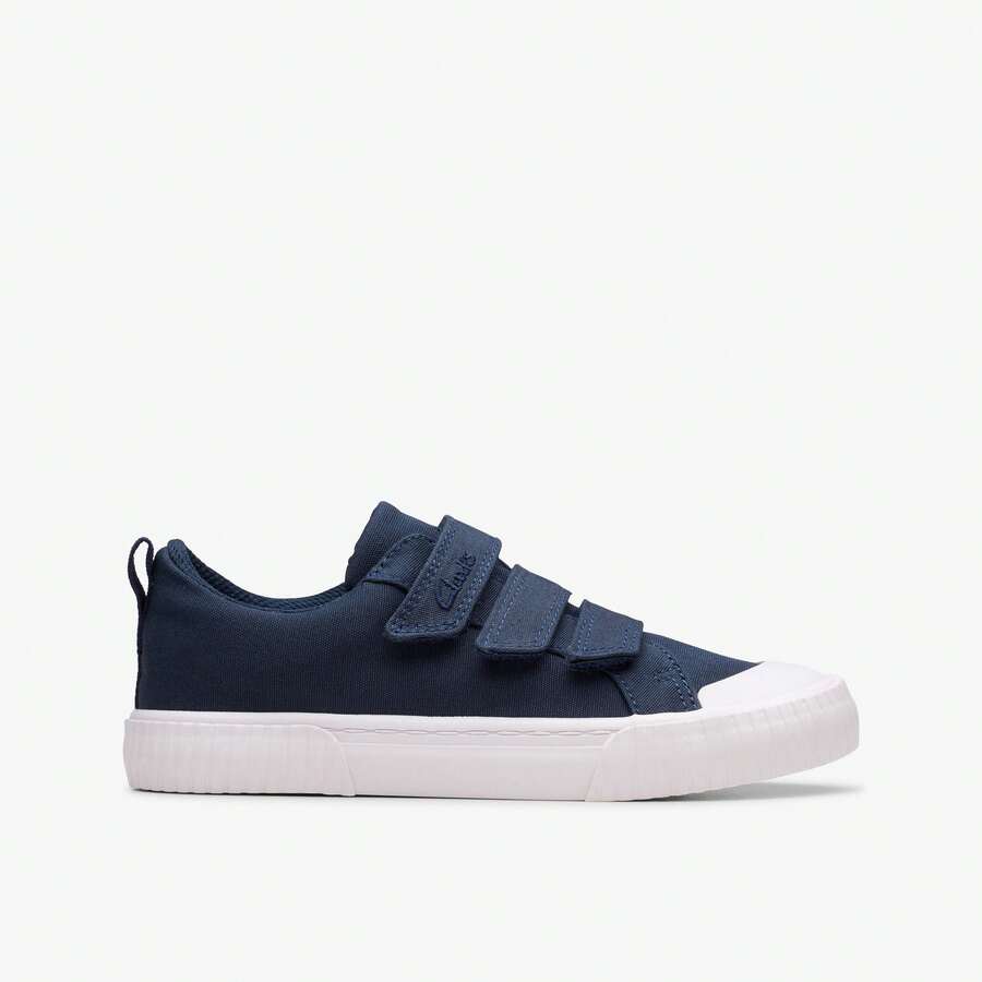 Clarks Foxing Vibe K - Blue - View 1