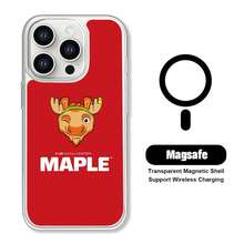 2026 World Football League Cup Mascot MAPLE Phone Case, Compatible With IPhone 17, 16, 15, 14, 13, 12, 11, XS, XR, Pro Max Plus. A Must-Have For Football Fans. Printed Phone Case With Transparent Mirror Design - Laser - Black - View 9