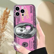 Phone Case - Creative Coin Pattern Angel Eye Transparent Phone Case Suitable for  17 16 Pro Max, 16 Pro, 16 Plus, 16, 15/15 Pro/15 Pro Max/15 Plus, 14, 13, 12, 11 Pro Max, X, XR, XS, XS Max, 7, 8 Plus. A Protective Case for Couples - Transparente - Ver 2