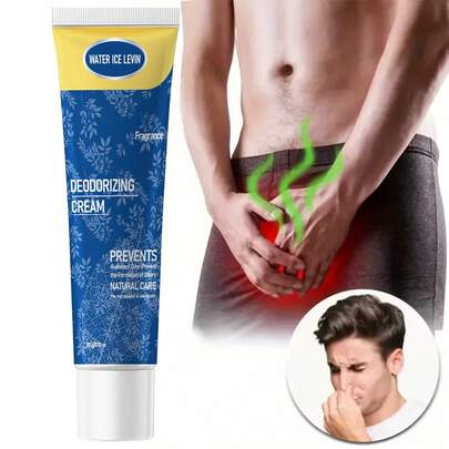 20g Crema desodorante para axilas, apta para axilas y áreas íntimas, previene el olor embarazoso, cuidado natural para la salud del microbioma de la piel, mantiene la frescura todo el día, controla eficazmente el olor y la transpiración íntima, deja la piel refrescada, unisex, mejor regalo para fiestas de cumpleaños