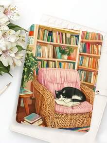 1pc Tablet Protective Case With Cat Pattern, Compatible With 10.2" 2021/2020 10th/9th/8th Gen, (A16) 11" 11th Gen 2025, Galaxy Tab A8 10.5" 2022, Tablet Cover With Pencil Slot, Auto Sleep/Wake - Multicolor - View 2