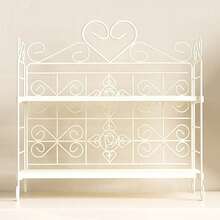 2 Tier Vanity Makeup Organizer Shelf - Skincare Cosmetic Storage Rack For Dressing Table - Beige - View 8