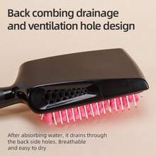 1 pieza Peine absorbente para secar el cabello, Cepillo de esponja, Toalla de secado del cabello tipo slouchy, Herramienta de peinado Cepillo de masaje del cuero cabelludo - Regalo para boda/Día de San Valentín/Día de la Madre, Regalo para amigos y familiares - Peine para cabello seco - Ver 10