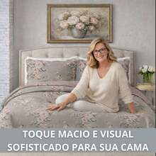 3-Piece Set: Double-Sided Queen Bedspread, Patchwork Quilt, Ultra Patch - 馬德里 - 查看 4