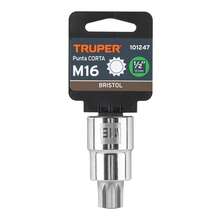 2-Piece Kit - M5 Long Point Bristol Socket, 1/2" Drive, Truper - A - View 2