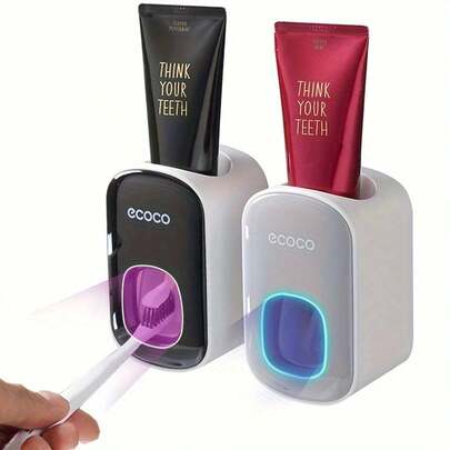 Automatic High-End Bathroom Toothpaste Dispenser, Wall-Mounted Toothpaste Squeezer For Home Use, No Drilling Required