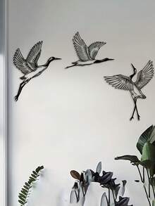 3件套金属墙饰 - 表达感激与信任。代表着Sabr、Shukr和Tawakkul伊斯兰艺术。大型伊斯兰装饰品，家居装饰，房间装饰 - 黑色 - 查看 7